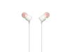 JBL Tune 110 Внутриканальные наушники Звук Pure Bass Пульт с 1 кнопкой и микрофоном Плоский кабель без запутывания Белый