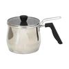 Металлическая кастрюля Pearl Multi-Pot 17 см 2,6 л, совместима с индукционными плитами, с дуршлагом и стеклянной крышкой, изготовлена из нержавеющей стали 18-8, Naric HC-147
