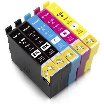 Чернильные картриджи - Epson - 603 XL - 2 черных - 1 голубой - 1 пурпурный - 1 желтый