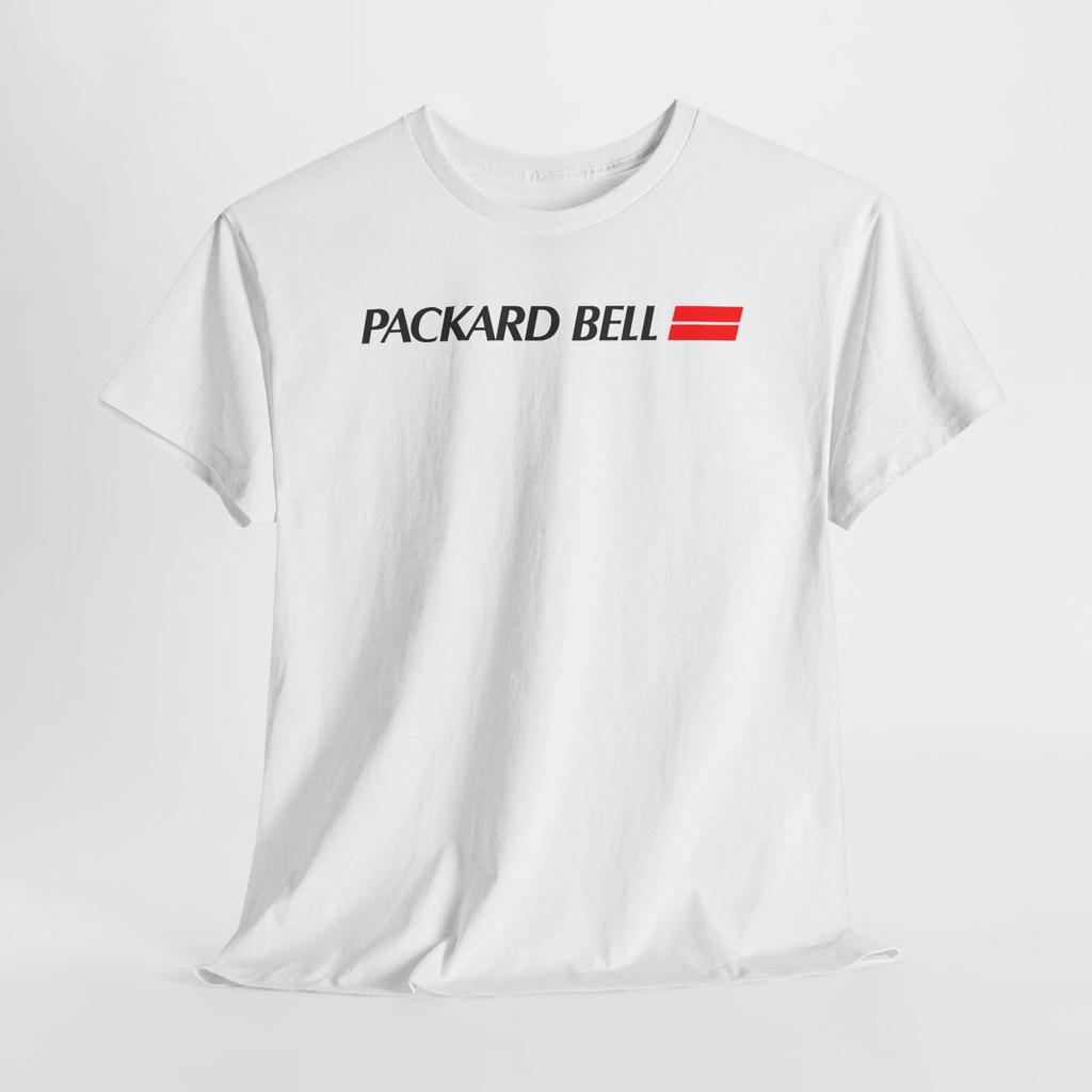 Vintage Retro Computer Geek Packard Bell Gildan Cotton Tee