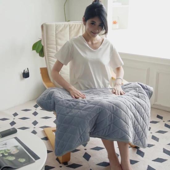 Portable Heating Blanket USB Powered Heated Shawl Wraps Winter Warm Electric Scarf Blanket for Office Car Outdoor