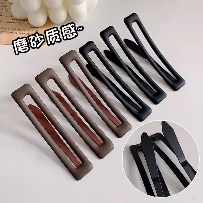 Матовая невидимка для женщин – Высококачественная заколка для детских волосков, лба и боковой челки