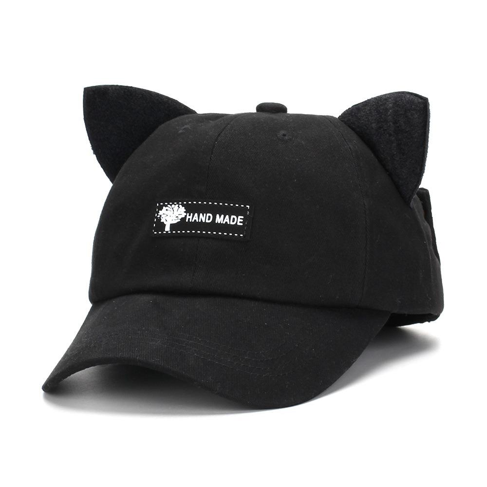 Кепка-козырек с кошачьими ушками, очки пилота, шляпы для женщин, смешная мужская бейсболка, для велоспорта