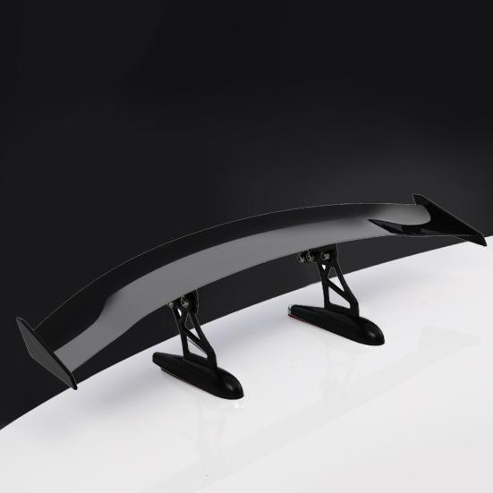 Мини-крошечный спойлер на багажник без перфорации, самоклеящийся сплошной цвет, универсальный автомобильный задний хвост