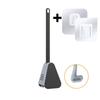 2025 Golf силиконовые туалетные ершики с держателем набор щетка для чистки туалета с длинной ручкой черные современные гигиенические аксессуары для ванной комнаты
