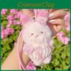 Cherry Blossom Bear Rabbit Cat Plush Keyring For Teen Girls And Collectors
