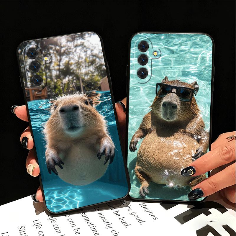 Animal Capybara Cute Soft Phone Case for Samsung A17 A37 A57 A16 A26 A36 A56 A15 A25 A35 A55 A14 A24 A34 A54 A13 A23 A33 A53 A52