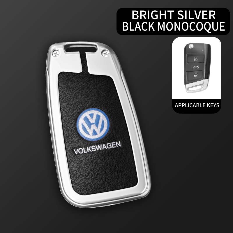 Zinc Alloy Car Smart Remote Key Case Cover Bag For Volkswagen VW Polo Golf 7 MK7 Tiguan Passat Jetta E-golf Keychain Accessories zw5