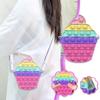 Push Toy Pendant Bag ,Bubble Toy Stress Relief Toys For Adult Kids