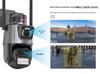 P11 Dual-Lens Outdoor Waterproof WiFi Security Camera 360° Panoramic HD