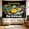 Custom Name Personalized Anime Print Tapestry, Wall Art Decor, Bedroom, Dorm, Apartment, LivingRoom, Party Backdrop, Gift for Birthday