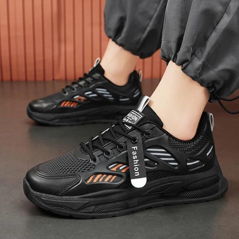 Fashion Thick Platform Mesh Upper Sports Shoes for Men Running Jump On Clearance All Brands Low Price Miked Colour Man Casual Sneaker