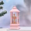 Хрустальная балерина корона ночник атмосфера спальни музыкальная шкатулка пластиковая фигурка современного искусства украшение подарок 2201 розовый пачка руки скрещены