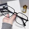 Anti Blue Light Glasses Women Men Vintage Eyeglass Woman Frame Square Glasses Oversized Big Size Lenses Blocking Eyeglasses