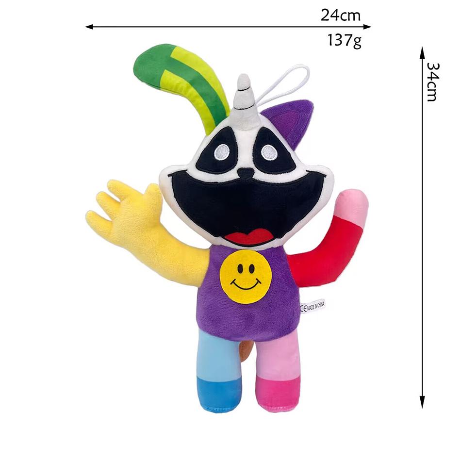 Новые плюшевые игрушки для кошек «Ужасы» Кошачий сон Мягкие игрушки для кошек Кукла Монстр Мягкая игрушка Аниме Подушка Панда Дети Подарки на день рождения Фанаты Мальчик