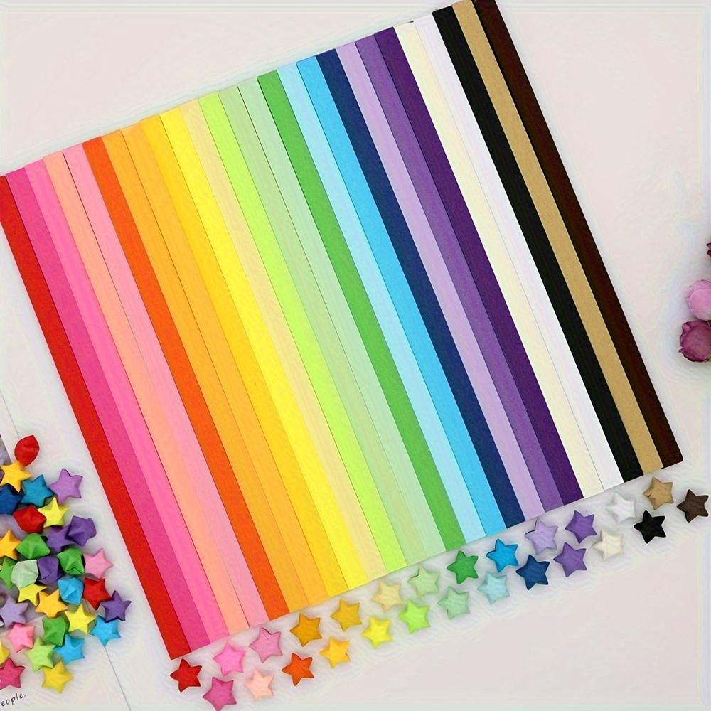 Pack of 1030 Sheets of Star Origami for Handmade DIY Lucky Star Origami, Perfect for Creative Handicraft Color Decoration And Bedroom Decor.