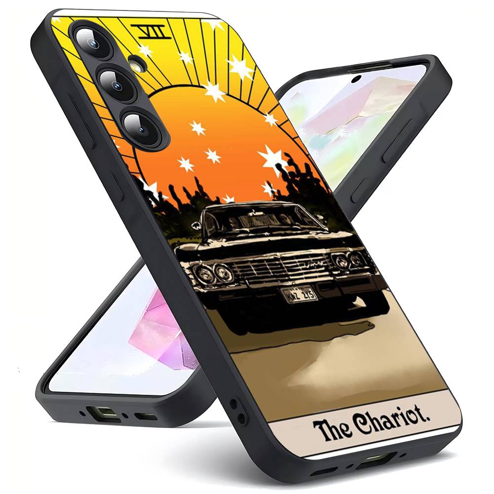 Очень Сверхъестественное Рождество Роскошный Черный Чехол Для Телефона Для Samsung Galaxy S23 S24 S25 Ultra S22 Plus S21
