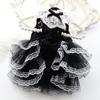 Dog Clothes Spring and Summer Thin Cat Princess Dress Black Lace Dress Hand-made Small Dog Pet.