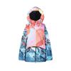 Fashion Versatile Warm Tie-Dye Floral Down Jacket Women Outerwear A11W446910FZA
