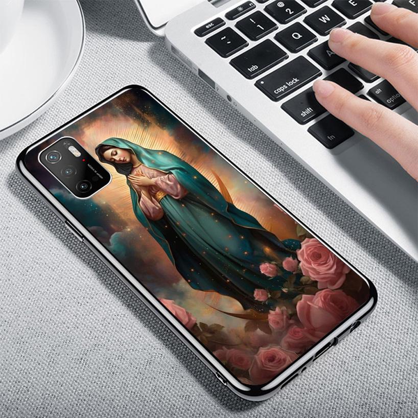 Virgin De Guadalupe Virgen Mary Phone Case For Xiaomi Poco X7 X6 X5 Pro F7 Ultra Redmi 15C 15 13C 13 12C 12 10 10A 10C 9 9A 9C 9