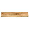 VidaXL Dessus de table 90x40x2,5 cm bord vivant bois massif manguier, dessus de table en bois, dessus de table d'appoint, 370347