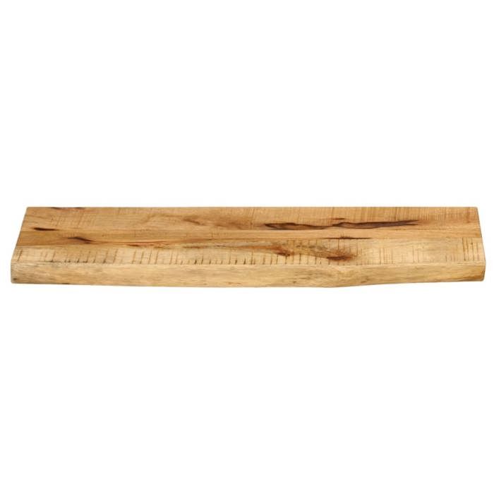 VidaXL Dessus de table 90x40x2,5 cm bord vivant bois massif manguier, dessus de table en bois, dessus de table d'appoint, 370347