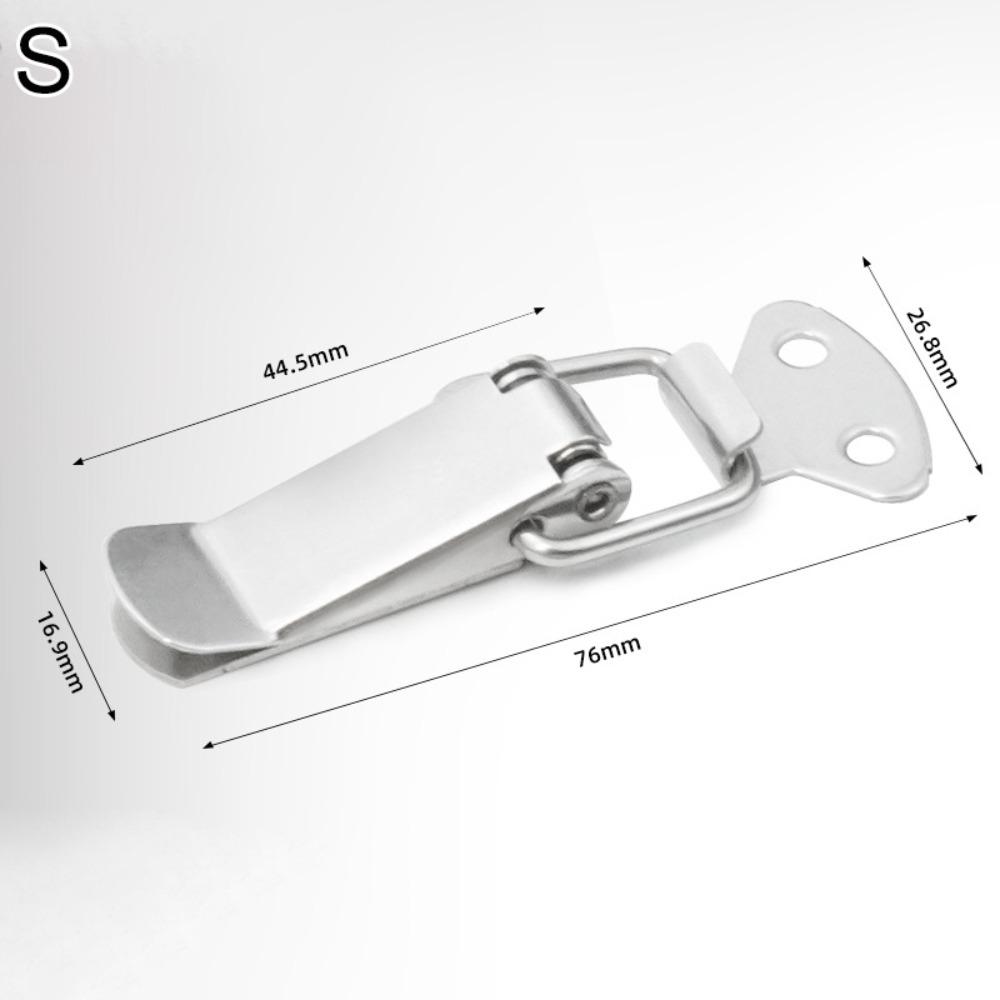 Durable Toggle Latch Silver Lock Snap Luggage Accessories Spring Loaded Latch Case Chest Cabinet