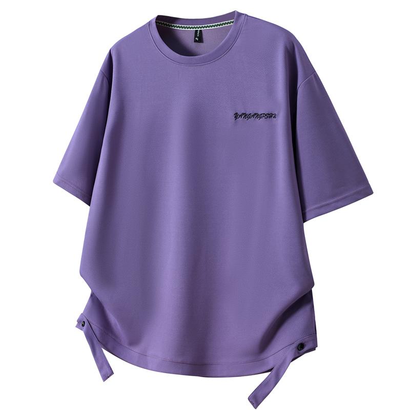 Большие размеры 4XL-10XL Модный летний комплект из 2 предметов Мужские футболки с коротким рукавом Повседневные комплекты с шортами Оверсайз