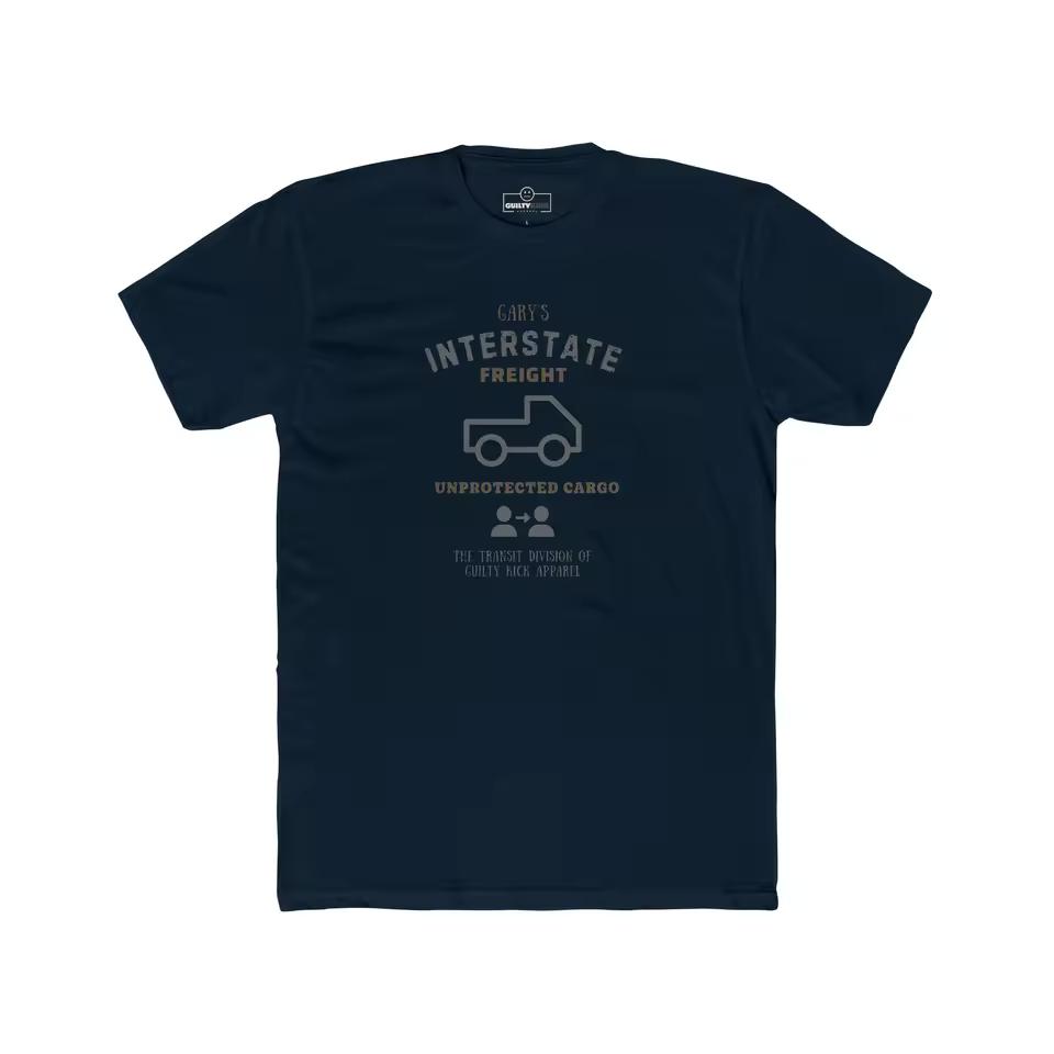 Summer Casual Fashion - Broken and Funny Parody T shirt for Interstate Freight in Gary - Funny Retro Truck Driver T shirt