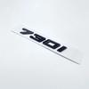 Font Numbers Letters 730i 740i 745i 750i 760i Top ABS Emblem for BMW 7 Series Car Trunk Nameplate Logo Sticker Black Chrome uq2