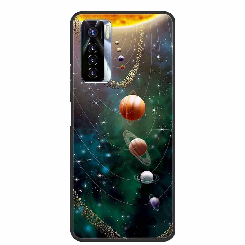 Для Tecno Camon 17 Pro Чехлы 17P 17 Мягкий ТПУ Силиконовый Чехол для Телефона для Tecno Camon 17P Задняя Крышка Бампер Fundas Camon17 CG7n Capa