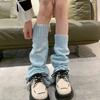 Fashion Leg Socks Knitted Thermal Leggings Boot Cover Leg Cover  Spring Autumn Winter