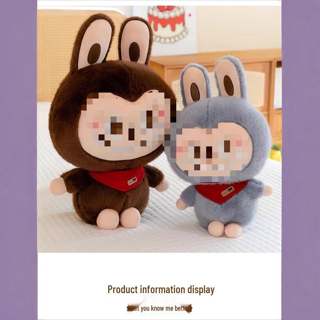 Cross-Border Plush Toy: Cute Children's Rag Doll Scarf - Perfect Birthday Gift