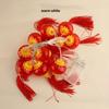 LED Crystal Tassel Lantern Lights New Year Spring Festival Day Decoration Springtime Festival Arrangement Red Flashing String Lights