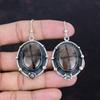 Серьги из хиастолита, серебряные серьги 925 пробы, лечебные камни, дизайнерские серьги ручной работы, драгоценные камни хиастолит, подарки для жены