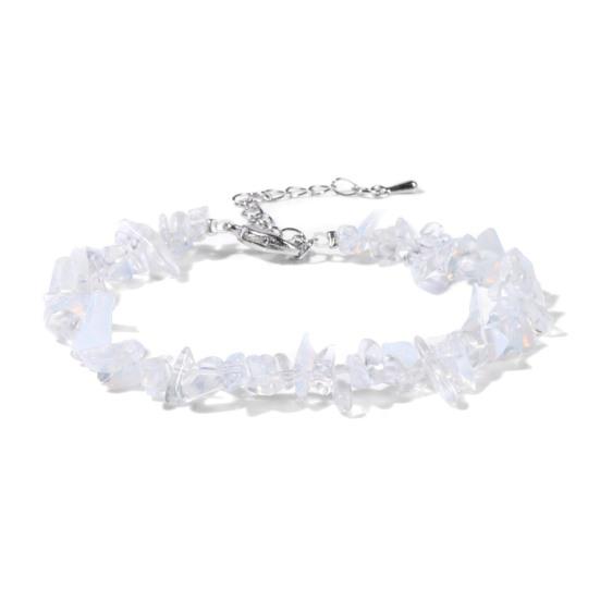 Women Bracelet Irregular Beads Decor Adjustable Length Non-fading Bracelet Wrist Jewelry Versatile