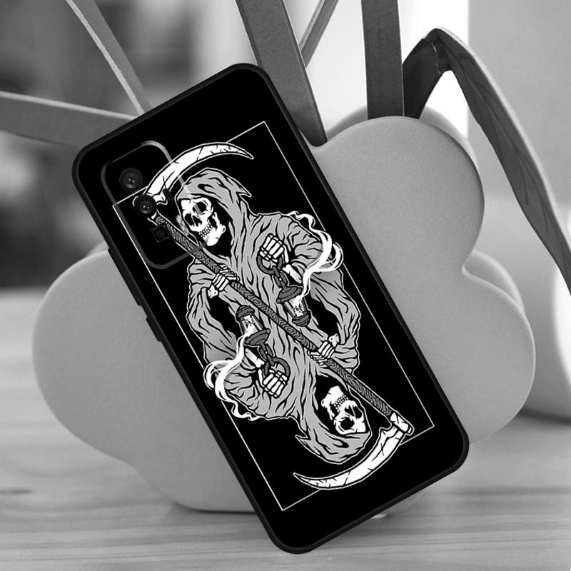 Чехол Таро Смерти для POCO X3 X6 F6 Pro M6 X5 F3 F5 M5s Xiaomi 13 14 Ultra 12 Lite 11T 12T 13T Pro