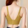 Women's High-Impact Sports Bra: Large Size, Shockproof, Stylish Back Design for Running & Yoga