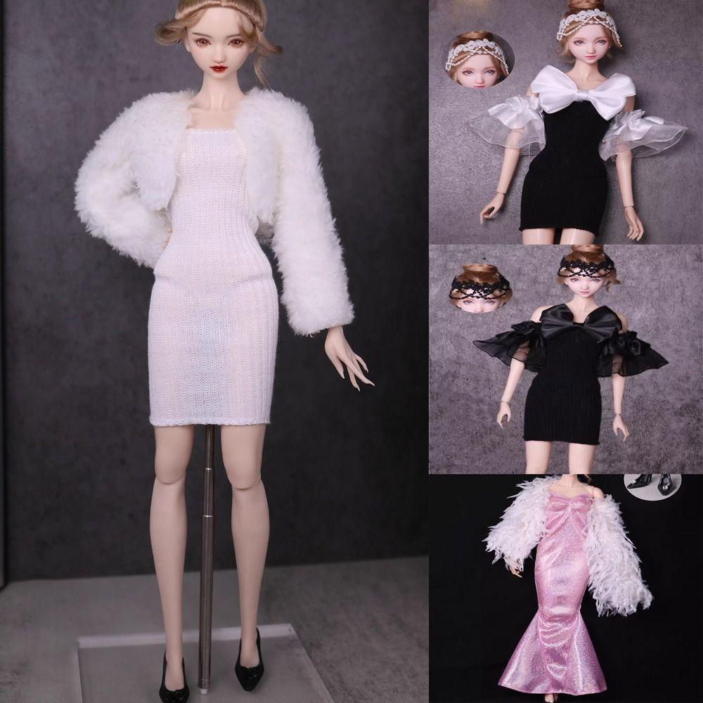 Elegant Doll Dresses Casual Wears Plush Coat Dolls DIY Accessories 11.5" Doll/1/6 BJD Dolls