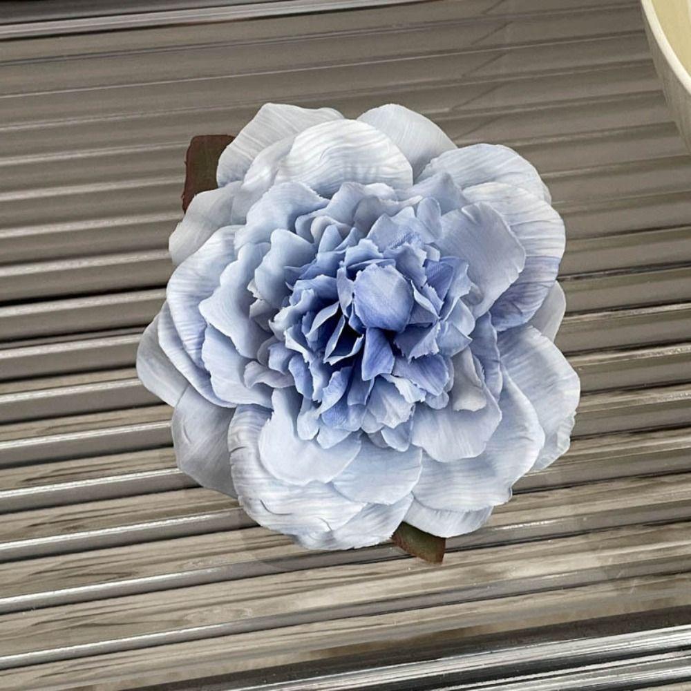 Цветок Искусственный Цветок Заколки для Волос Богемия Боковые Заколки Пион Цветок Заколка для Волос Женщины