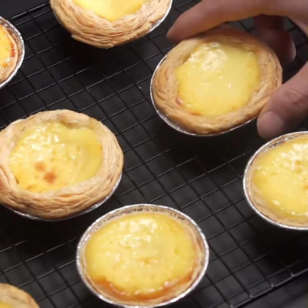 100 шт. Круглая форма для тарта, одноразовая форма для пирога, форма для торта, скорлупа, форма для яичного тарта, чашка для выпечки
