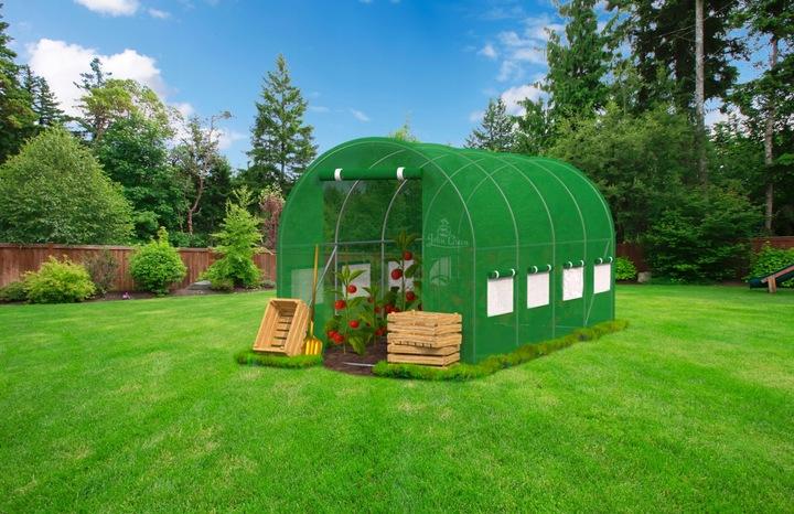 Tunel Foliowy Ogrodowy Szklarnia Foliak Uv4 4,5X2M 10M² Wielosezonowy Mocny