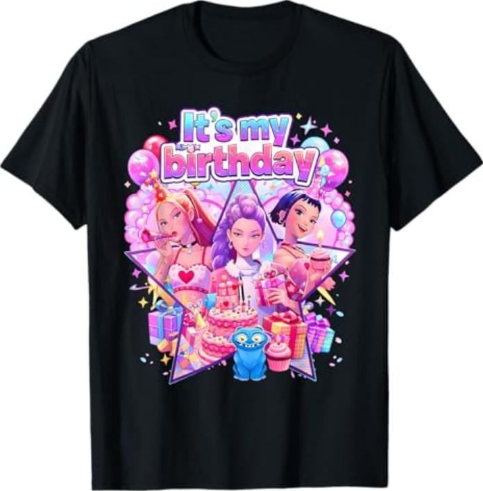 It's My Birthday K-pop Cute Chibi K Pop Birthday Girl Kpop T-Shirt