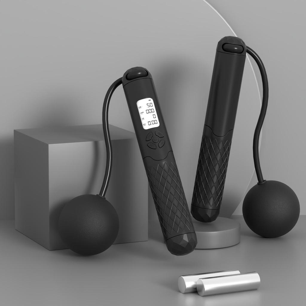 Умная беспроводная утяжеленная скакалка со счетчиком для детей и взрослых