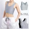 Casual Breathable Buckle Short Chest Breast Binder Trans Vest Tops Plus Size S-5XL