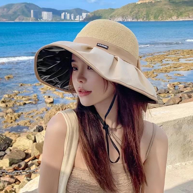 Brim Foldable Sun Cap Face Protection Sunscreen Beach Hats