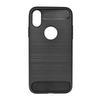 ЧЕХОЛ FORCELL - КАРБОНОВЫЙ ДЛЯ IPHONE X ЧЕРНЫЙ