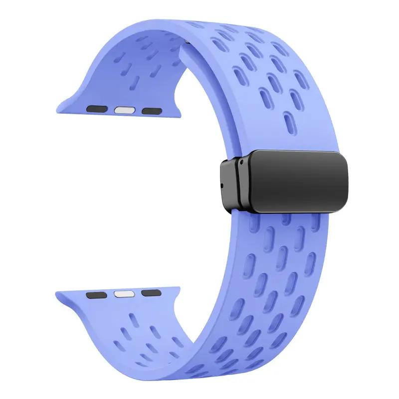 Силиконовый ремешок для Apple Watch band 49мм 45мм 44мм 42мм 46мм 40мм 41мм Браслет Correa iWatch Series 11 9 8 10 SE 7 6 5 Ultra 2