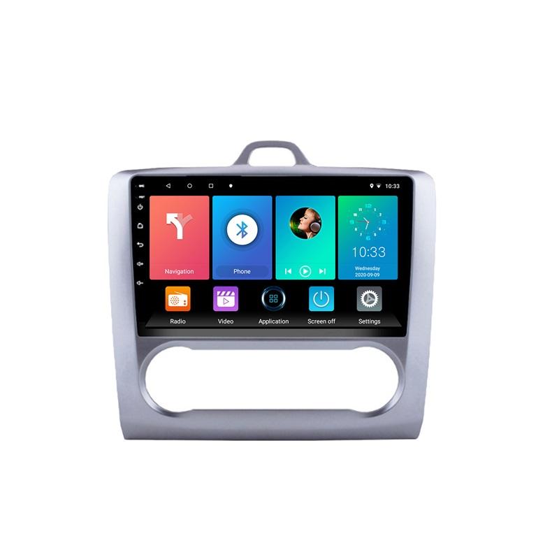 Беспроводная автомобильная стереосистема Carplay для Ford Focus Mk2 Mk3 2004-2011 Android Автомобильный мультимедийный видеоплеер GPS-навигация WIFI 2 + 32 ГБ