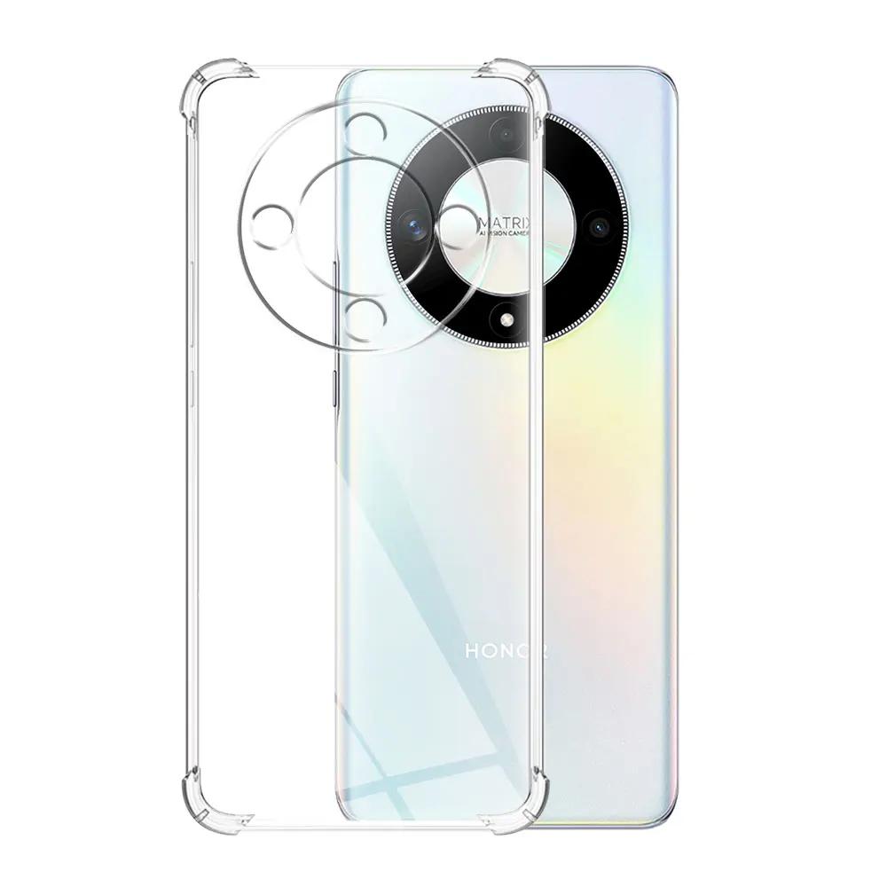 Для Honor X9b Чехол Прозрачный Противоударный Силиконовый Мягкий Чехол Чехлы Для Honor X9A X9B X9 4G 5G Coque Для Huawei Honor X9B Fundas Shell